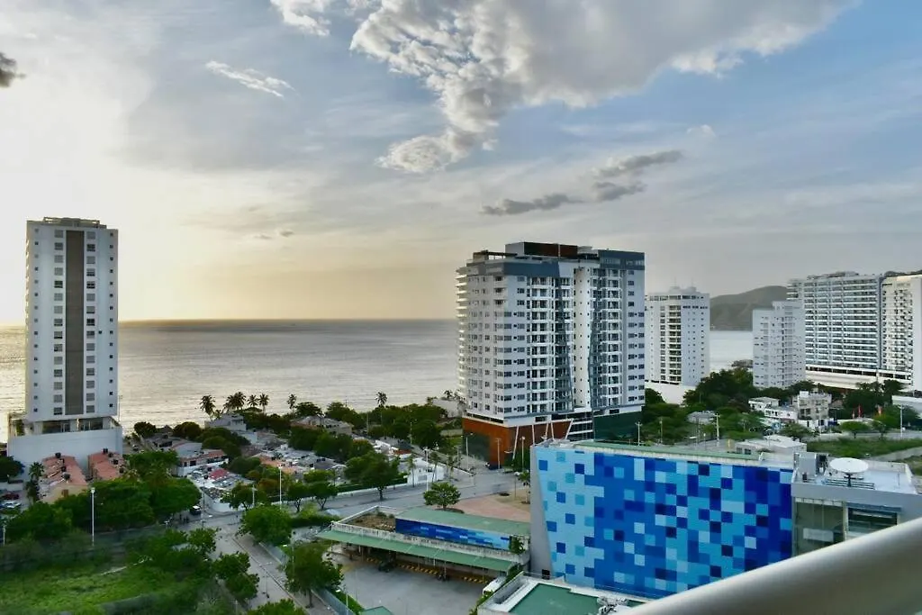 Apartamento Con Vista Al Mar Salguero Suites Santa Marta  Apartment
